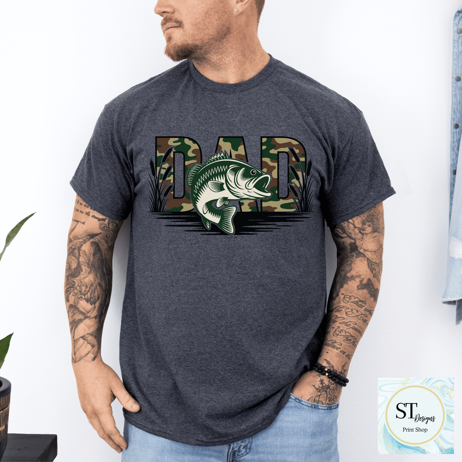 Camo Fishing Dad