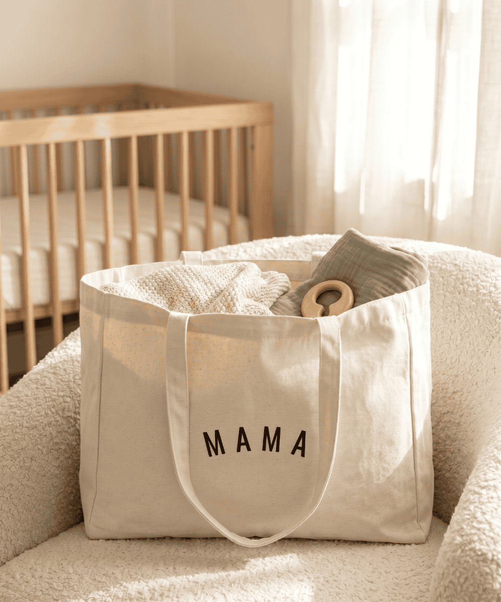 Mama Canvas Tote Bag