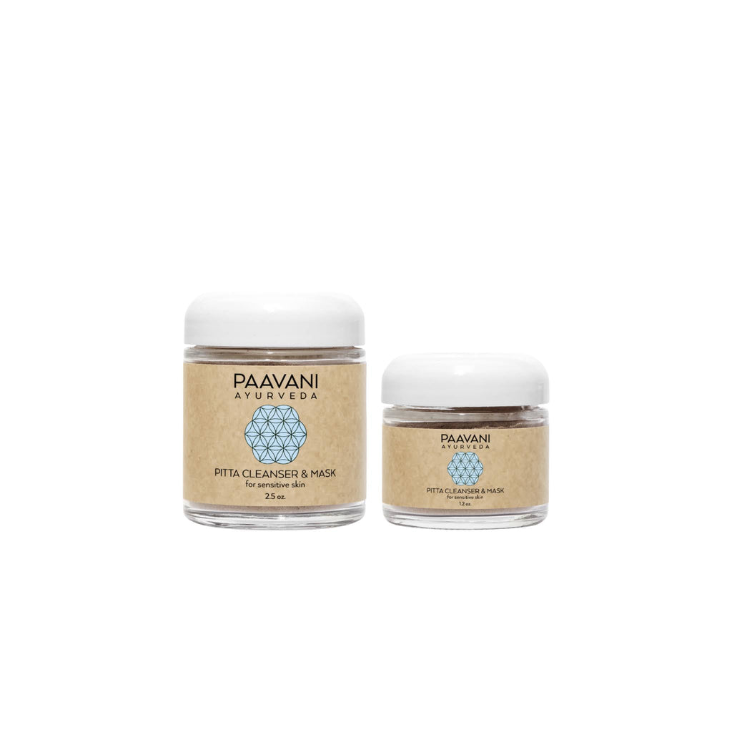Pitta Cleanser & Mask | Ayurvedic Cleansing Grains for Sensitive, Inflamed Skin-2