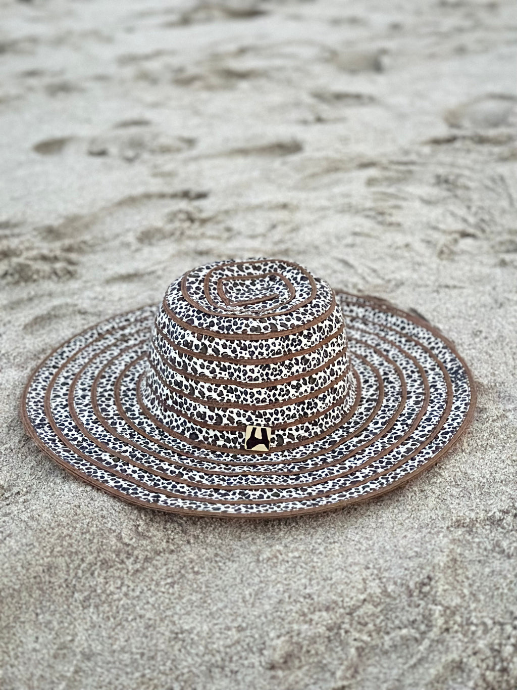 ‘Leopard Love’ Ribbon Sun Hat
