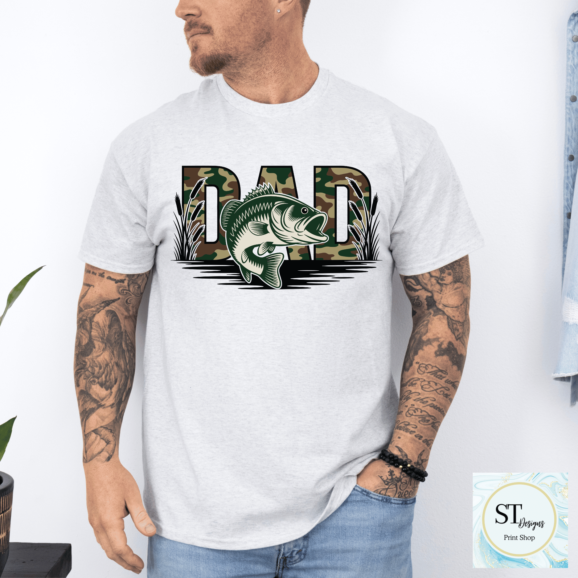Camo Fishing Dad