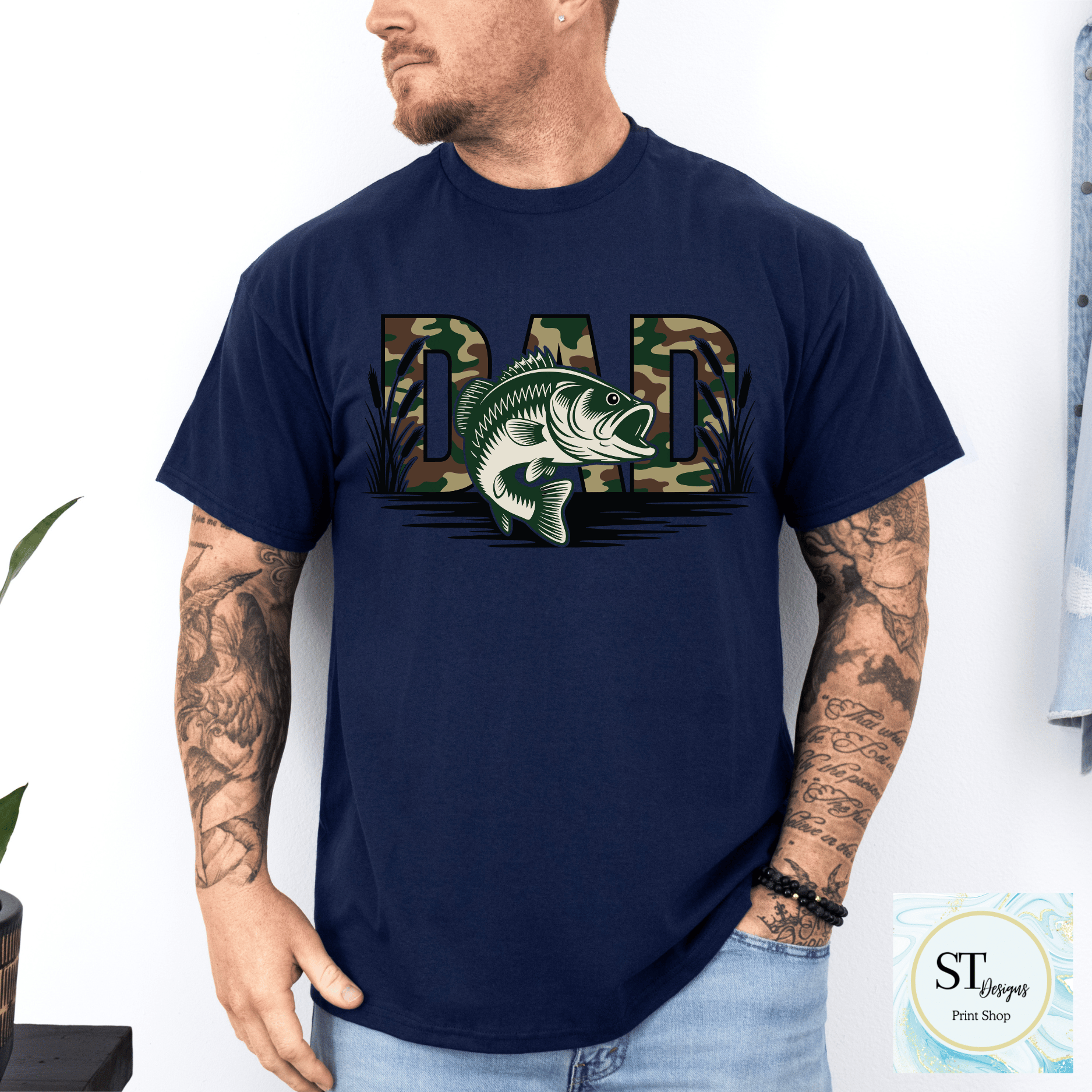 Camo Fishing Dad
