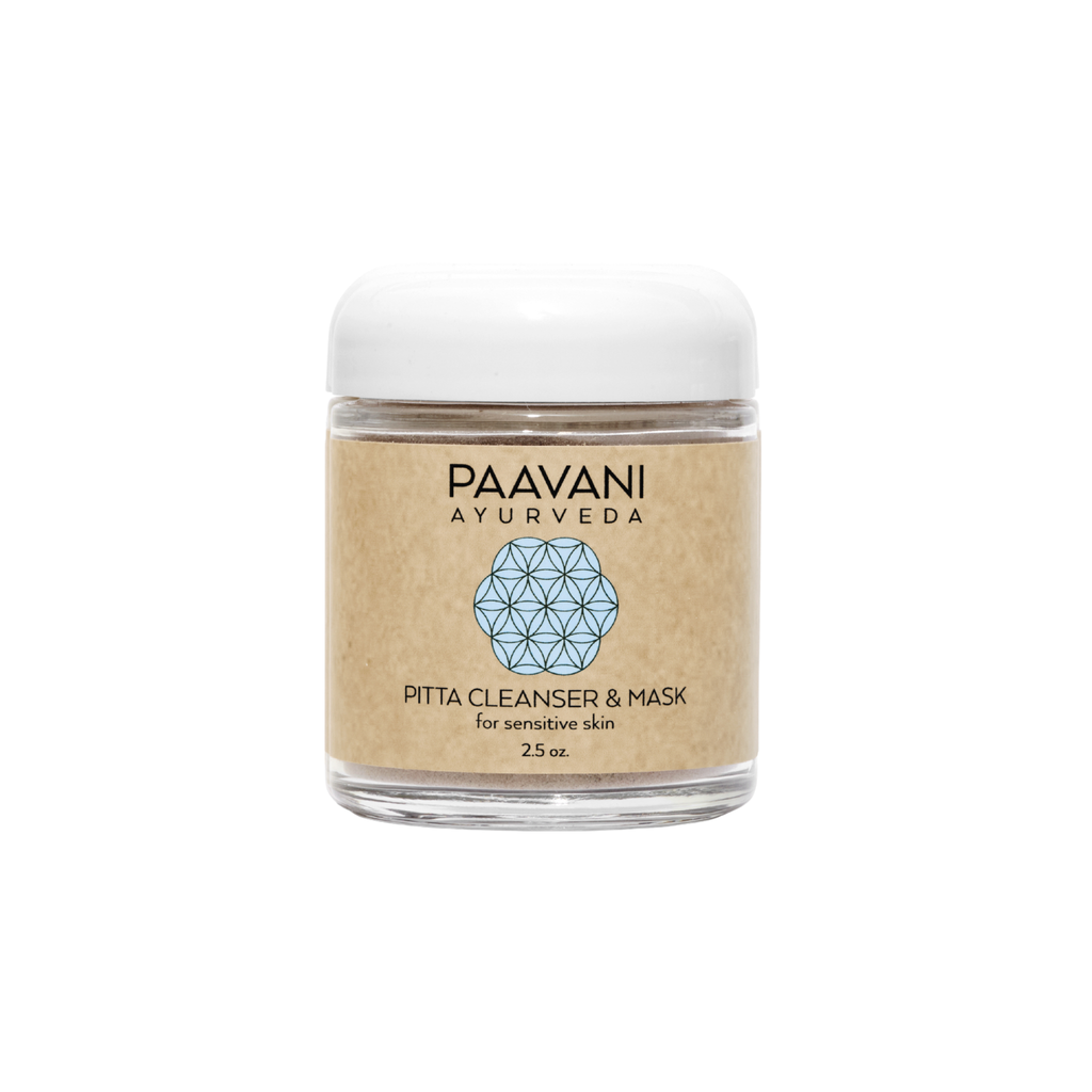 Pitta Cleanser & Mask | Ayurvedic Cleansing Grains for Sensitive, Inflamed Skin-0
