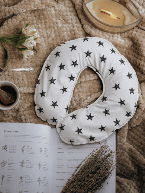 Weighted Neck Pillow for Vagus Nerve & Nervous System Support | Hot or Cold Aromatherapy