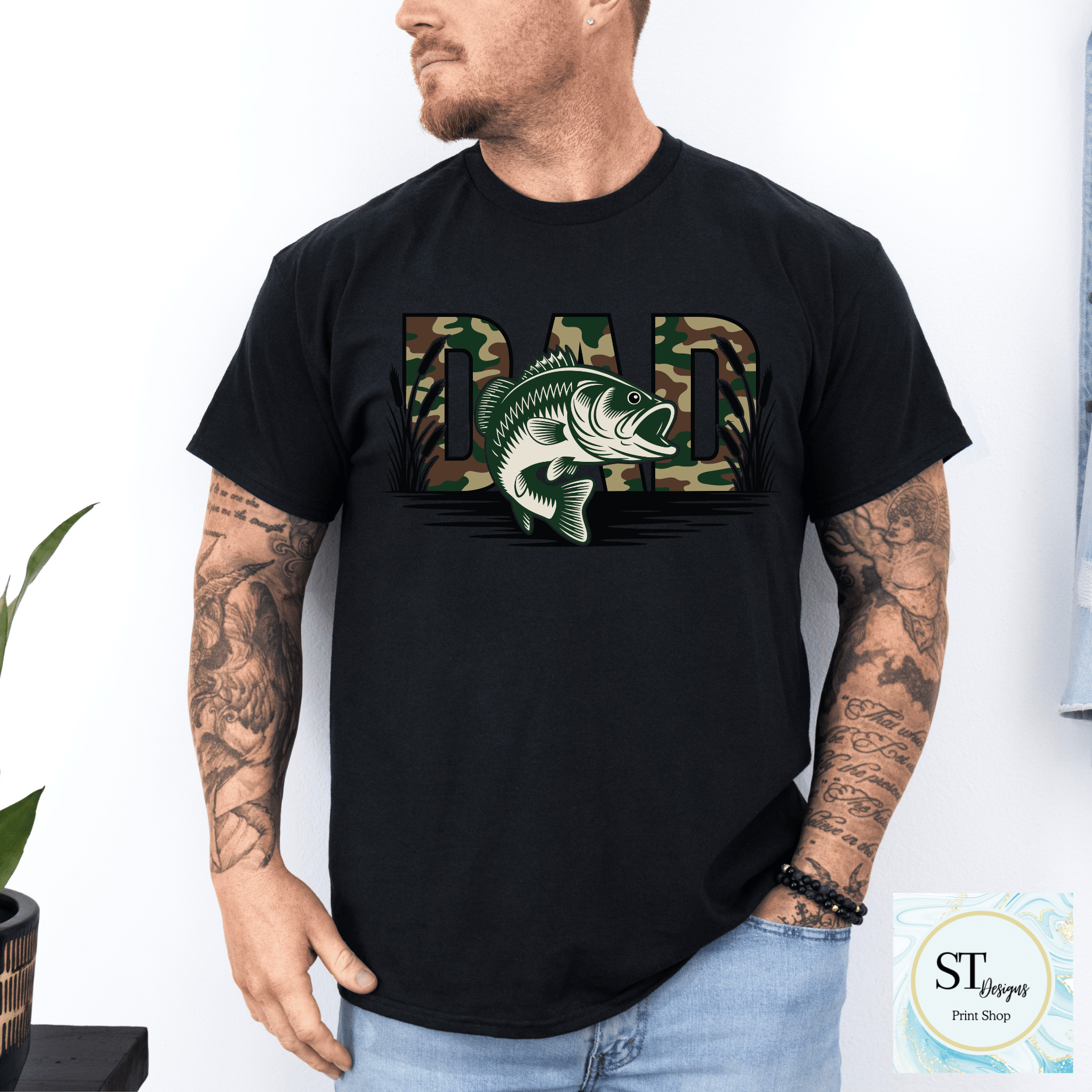 Camo Fishing Dad