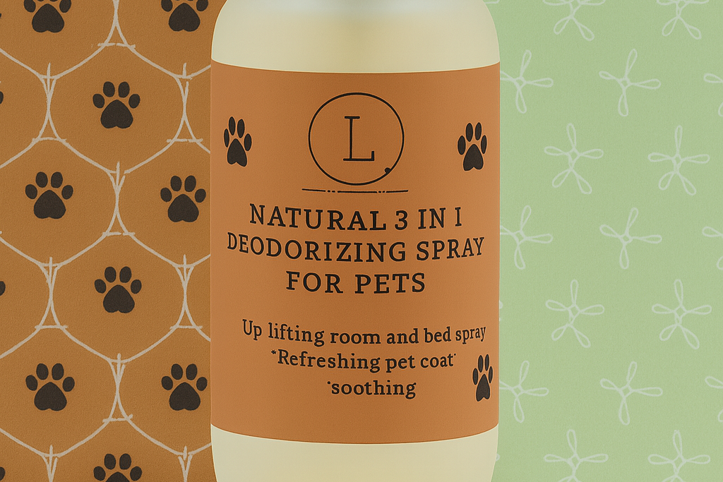 Natural Pet Deodorizing Spray – Freshening Mist for Dogs & Cats