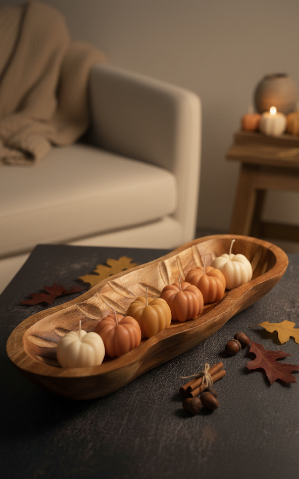 Autumn Pumpkin Candle | Hand-Poured Soy Wax