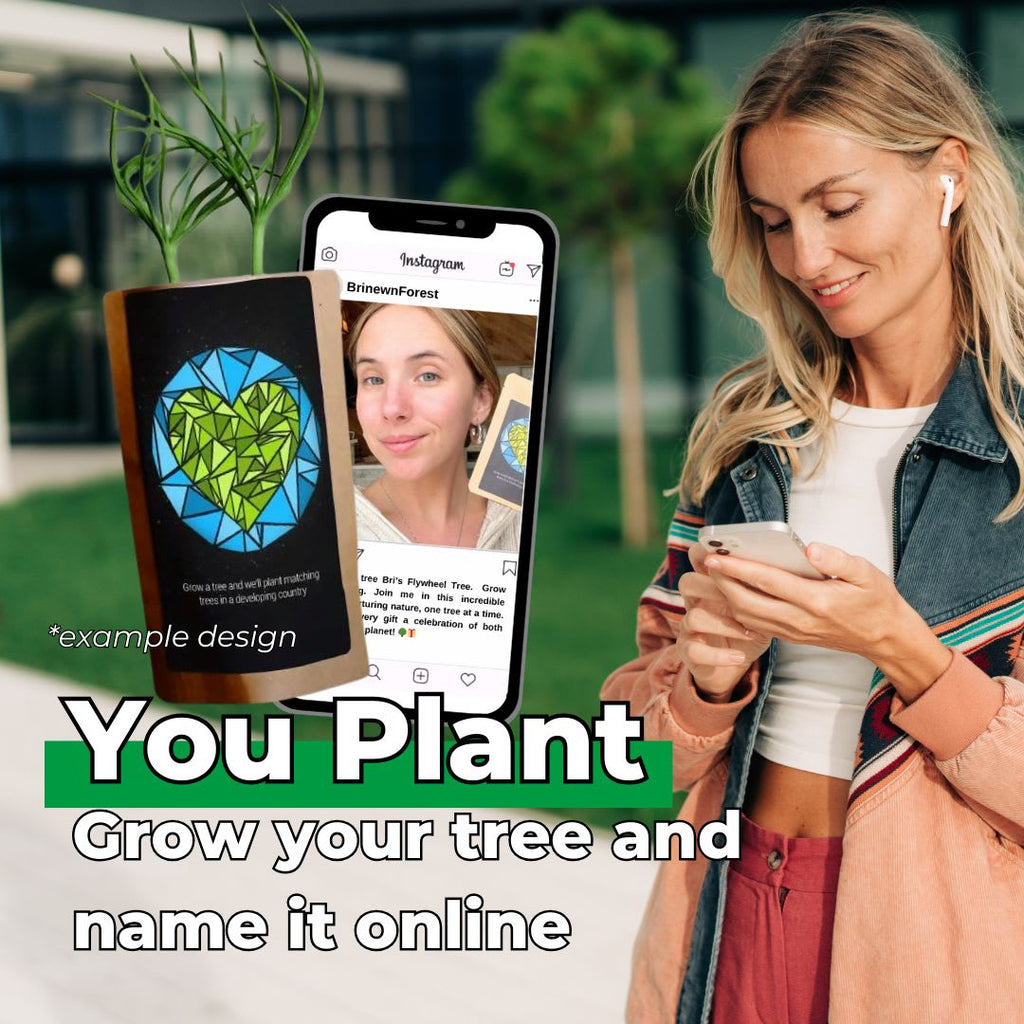 You Plant We Plant Tree Pouch - Plants 20 Trees