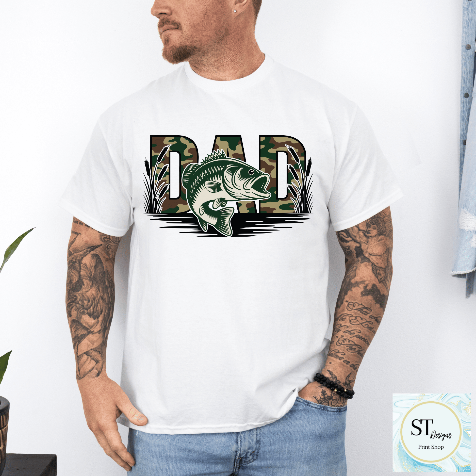 Camo Fishing Dad