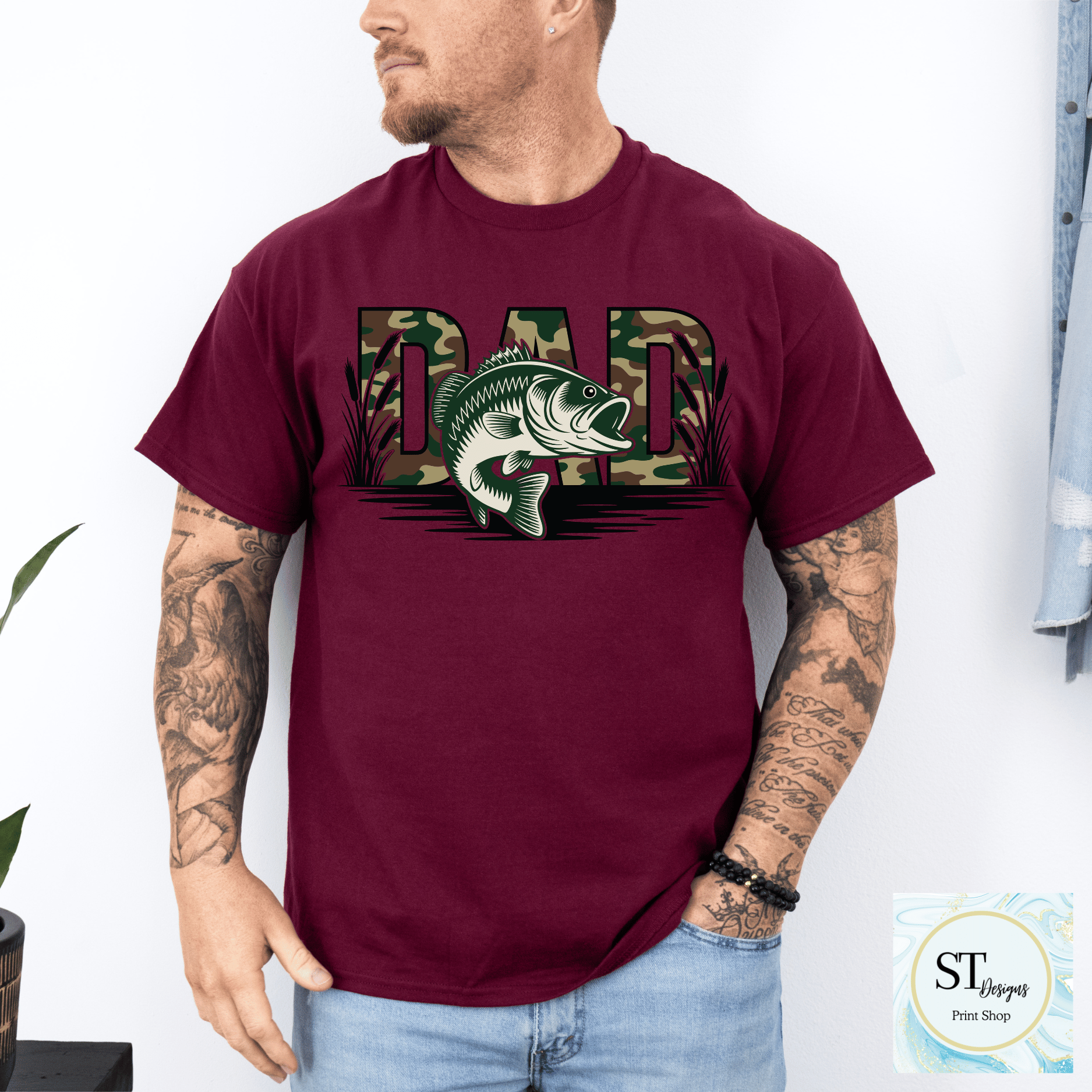 Camo Fishing Dad