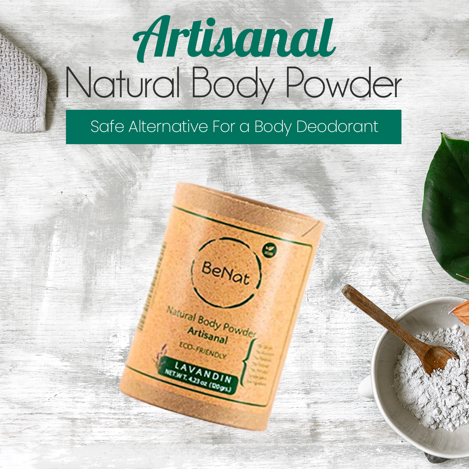 Multi-Use All-Natural Body Powder. Eco-Friendly.-4