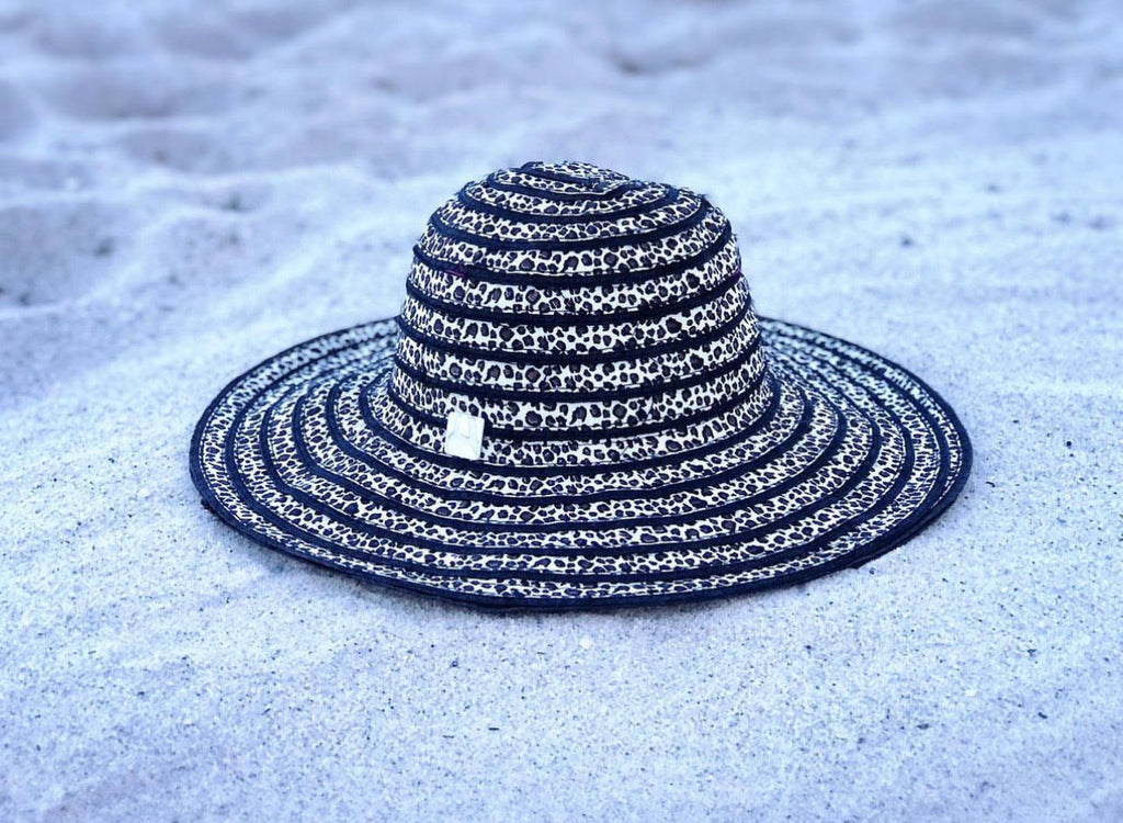 ‘Leopard Love’ Ribbon Sun Hat