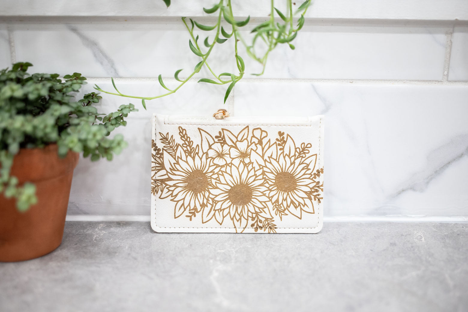 White Change Purse - Wallet