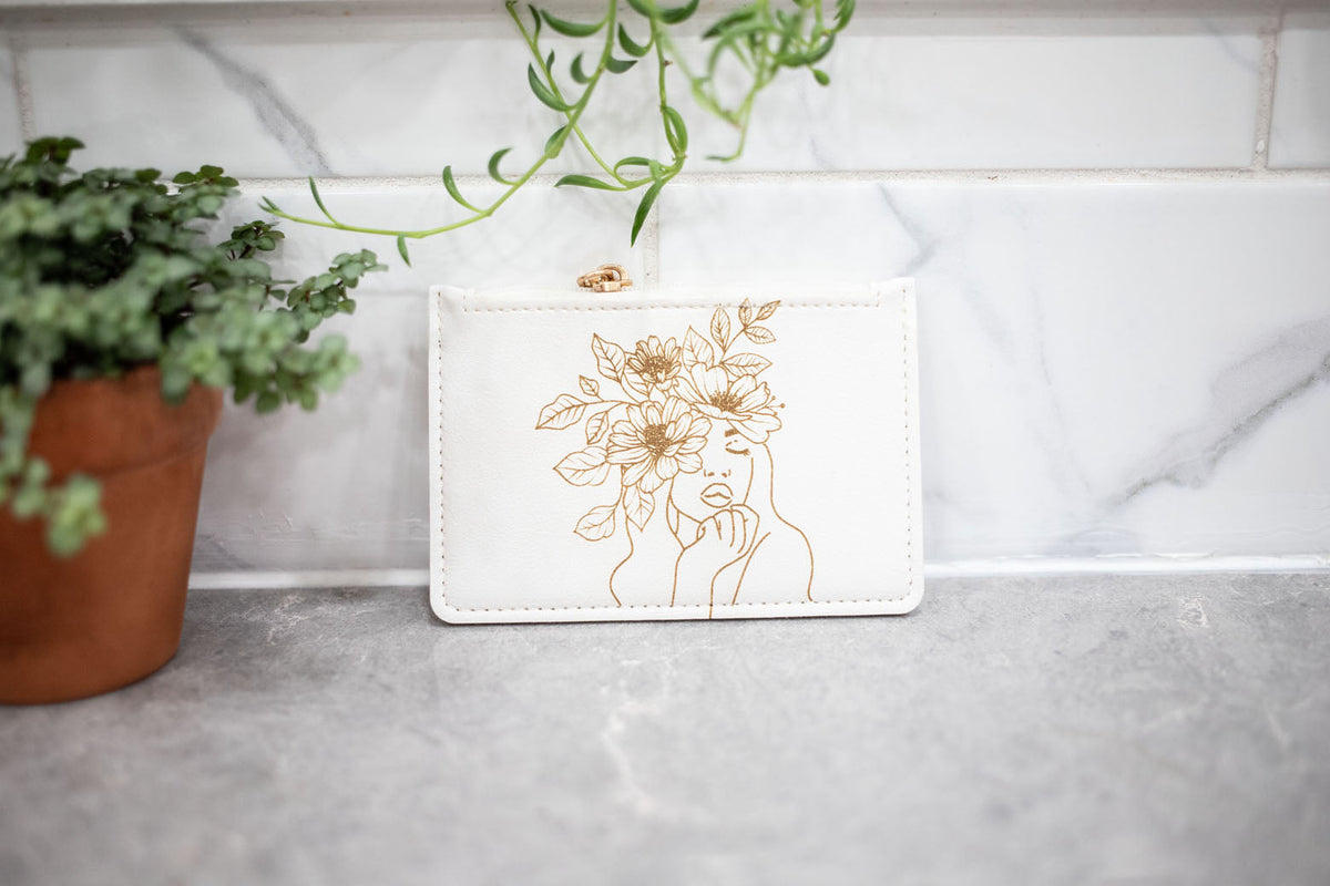 White Change Purse - Wallet