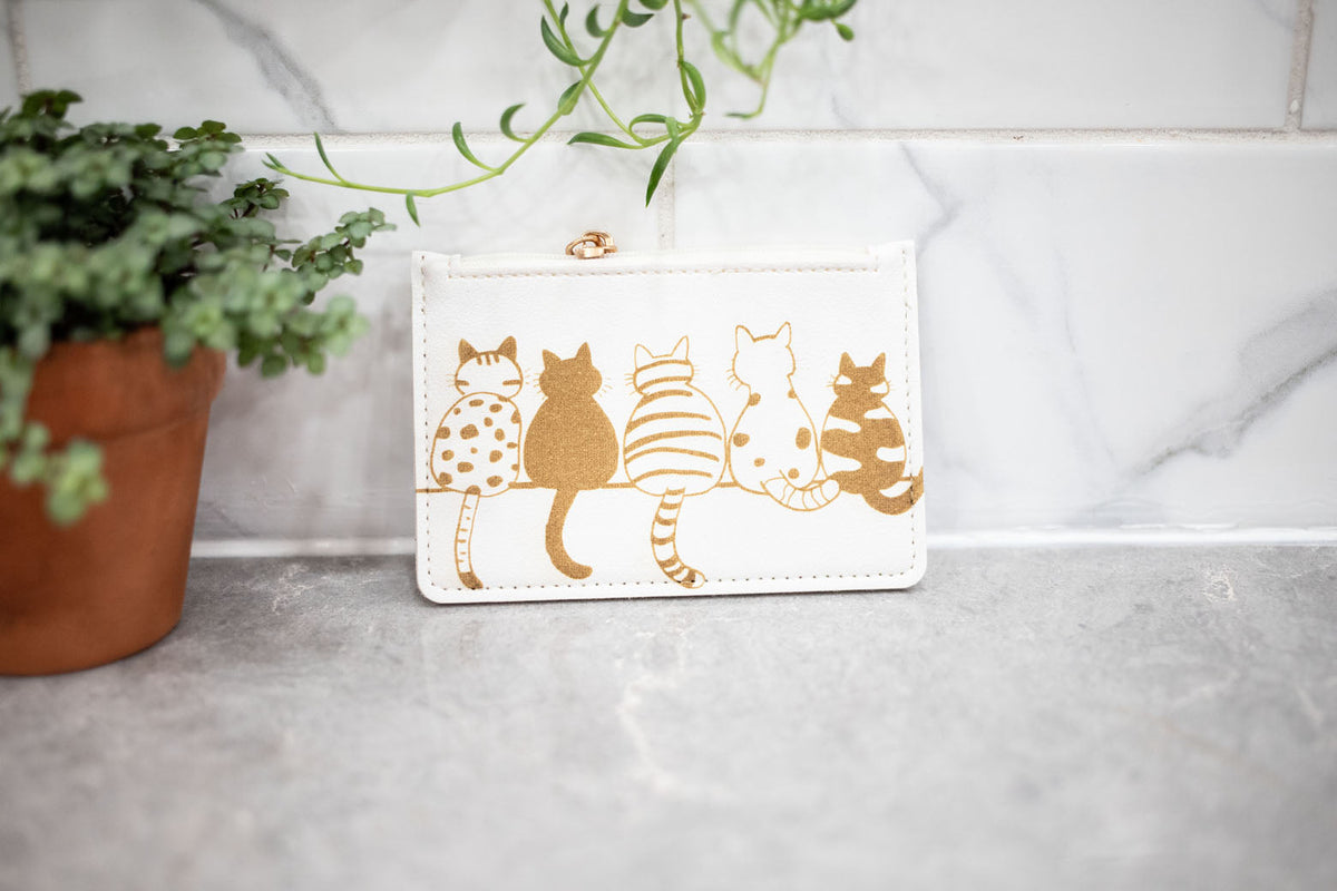 White Change Purse - Wallet