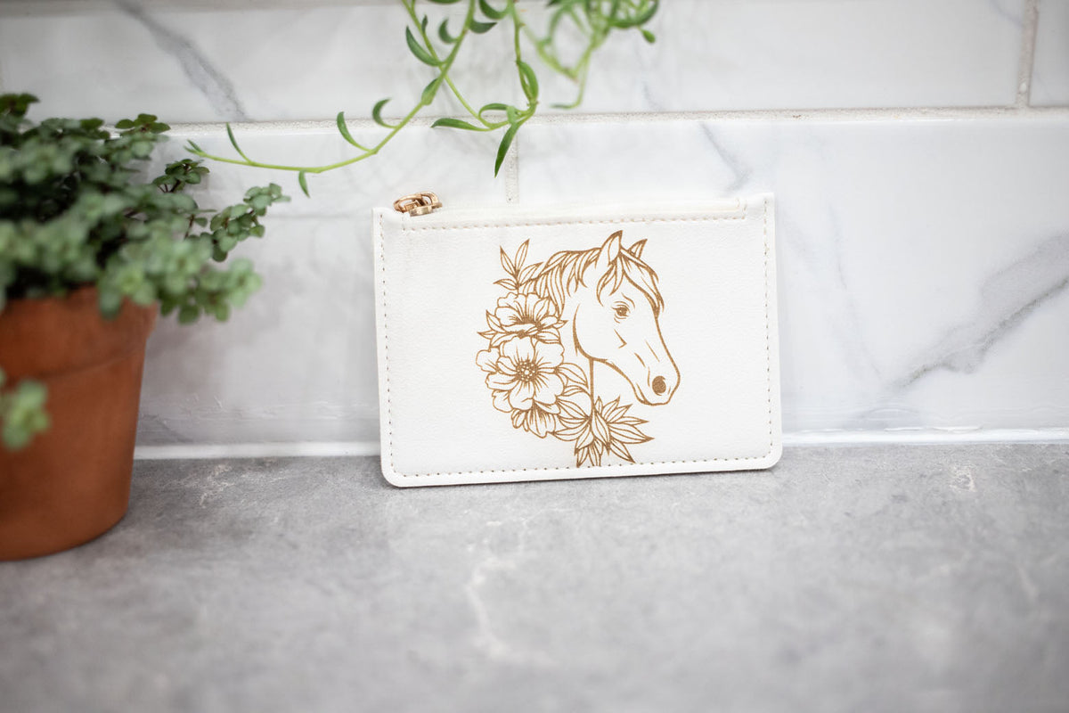 White Change Purse - Wallet