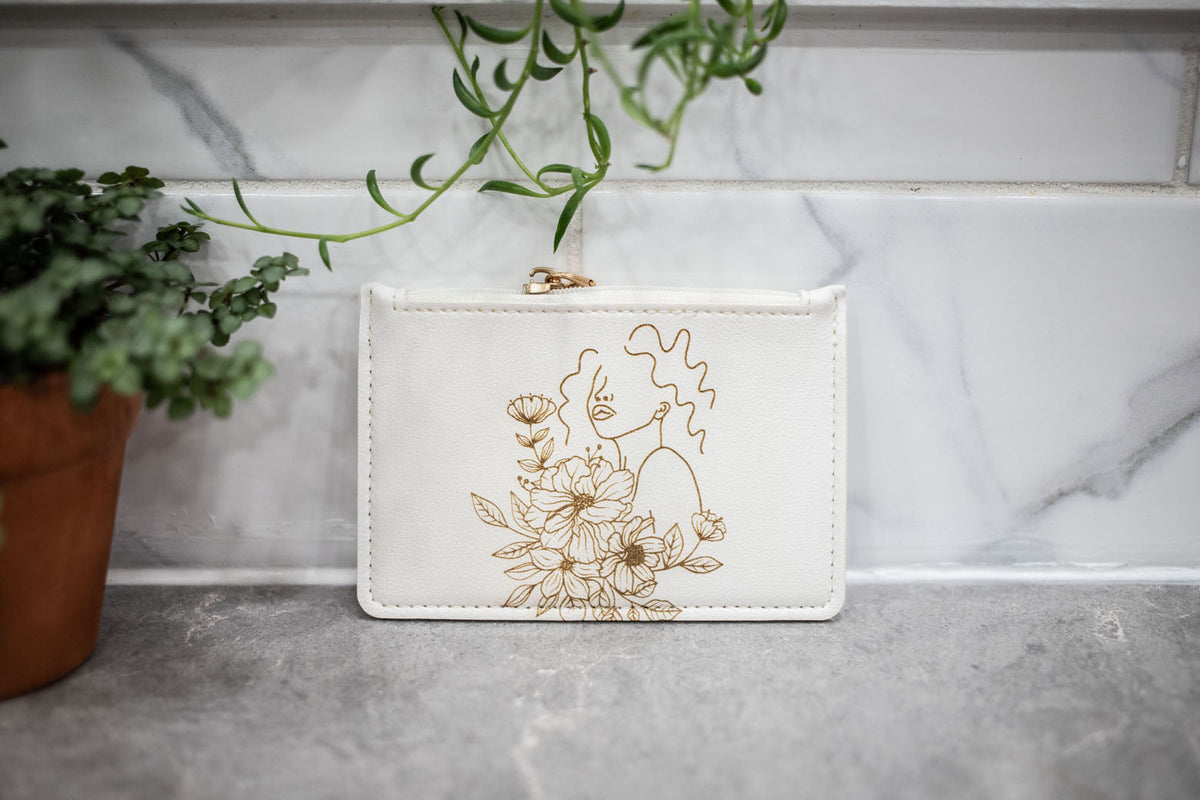 White Change Purse - Wallet