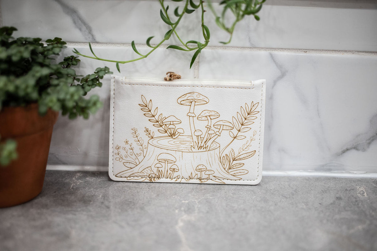 White Change Purse - Wallet