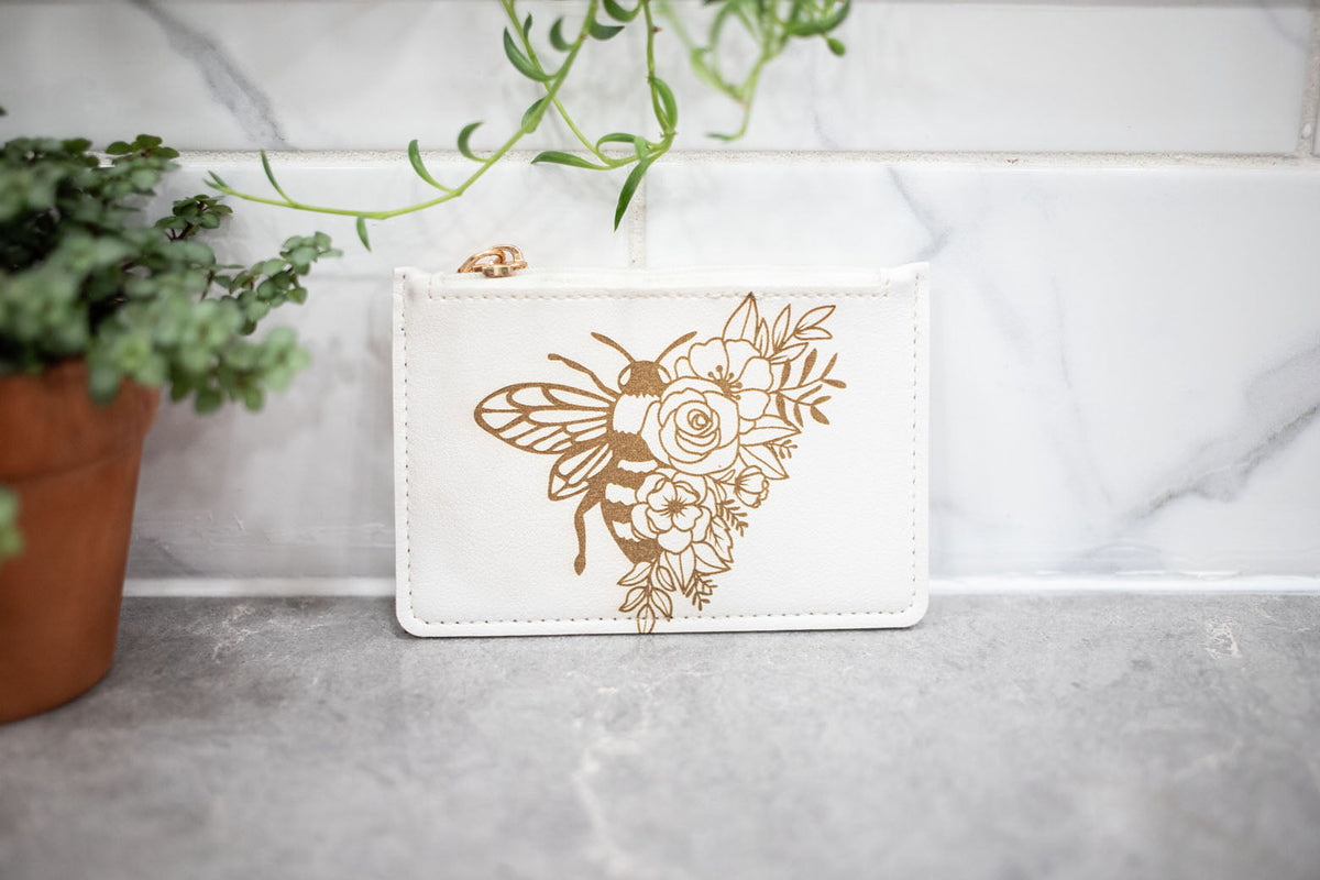 White Change Purse - Wallet