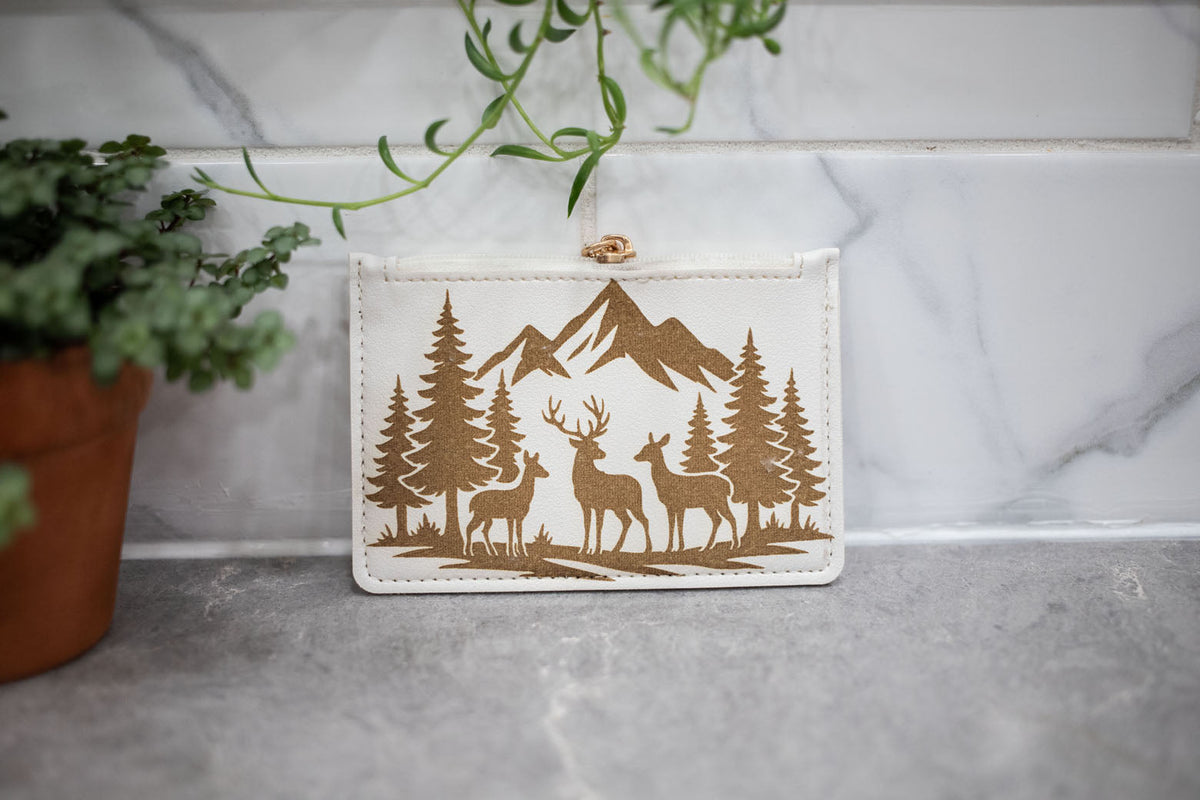 White Change Purse - Wallet