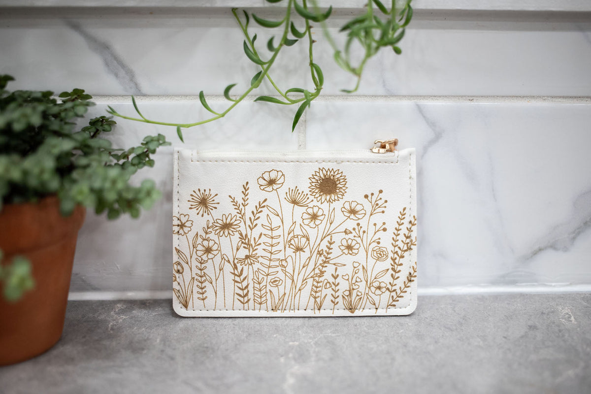 White Change Purse - Wallet