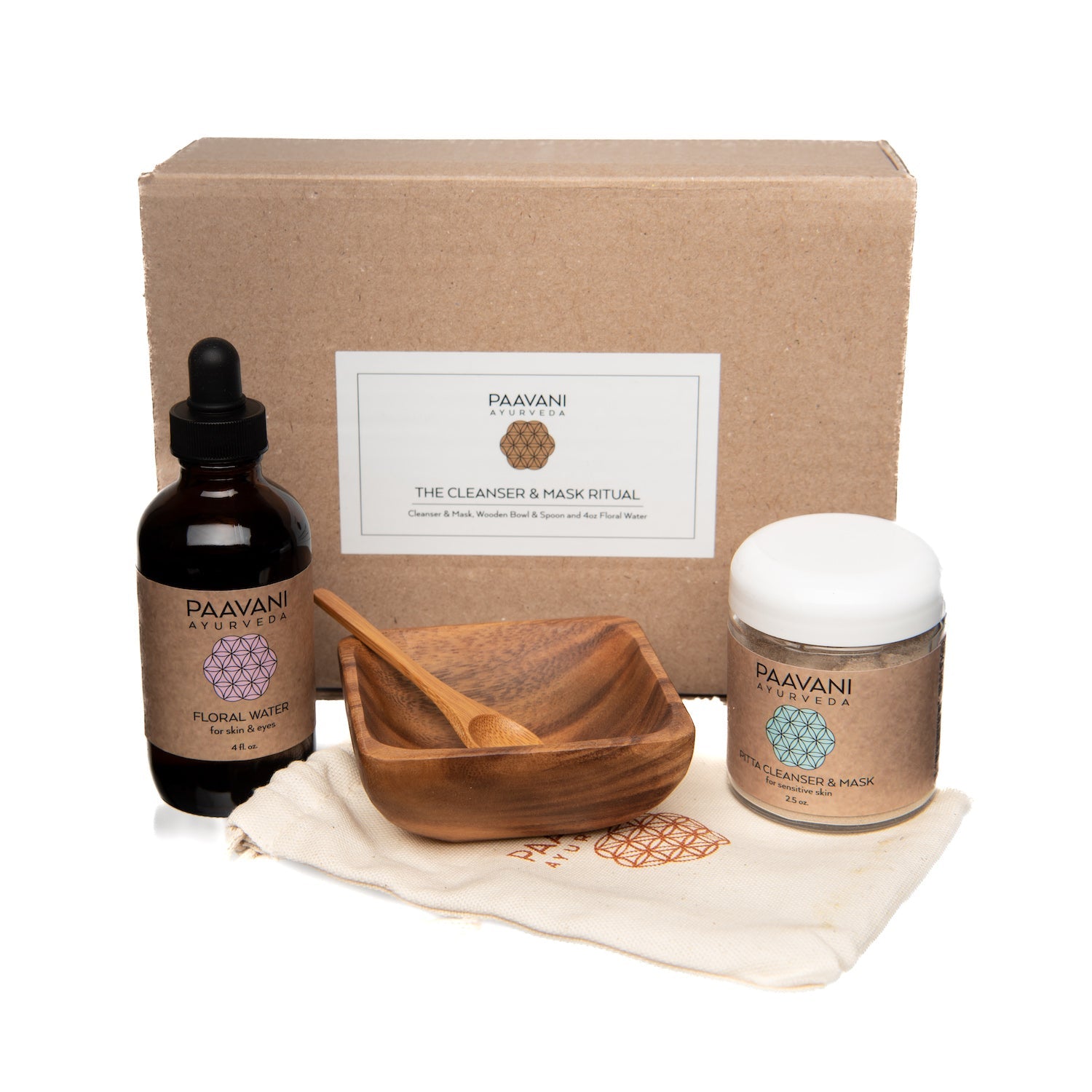 Cleanser & Mask Ritual | Ayurvedic Facial Cleansing Kit-1