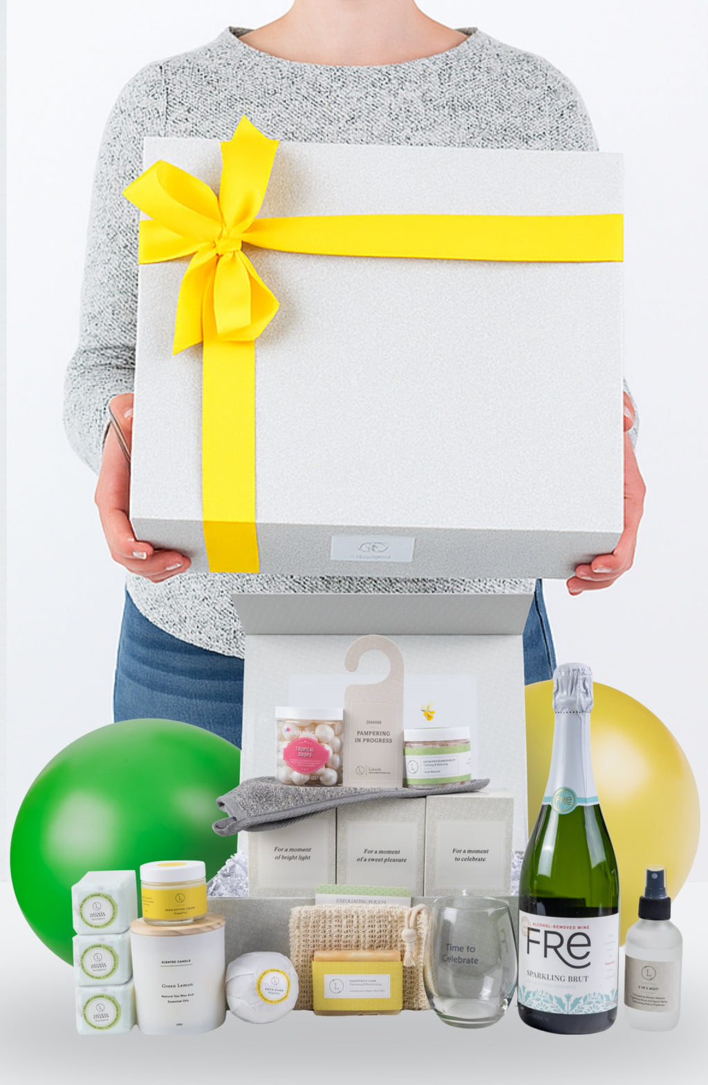 Congratulations Gift Basket – Natural Celebration Spa Gift Box