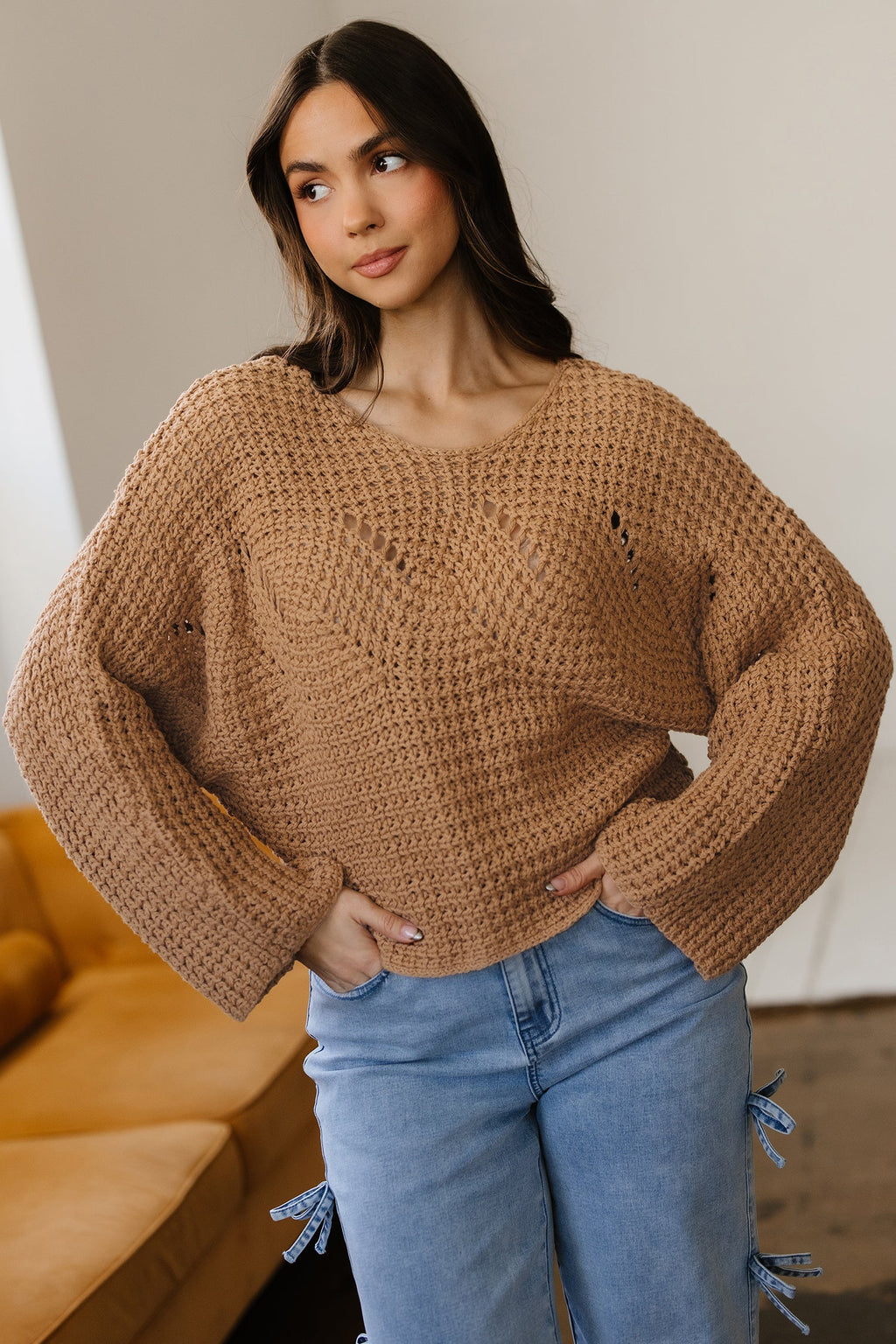 Ivy Sleeve Loose Pullover Sweater
