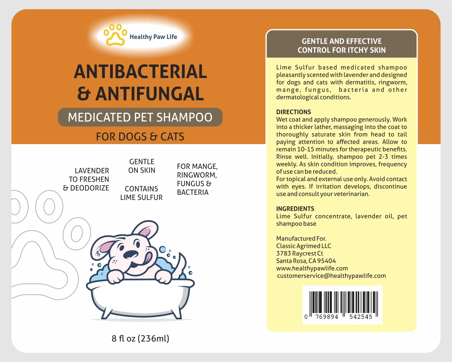Lime Sulfur Pet Shampoo-4