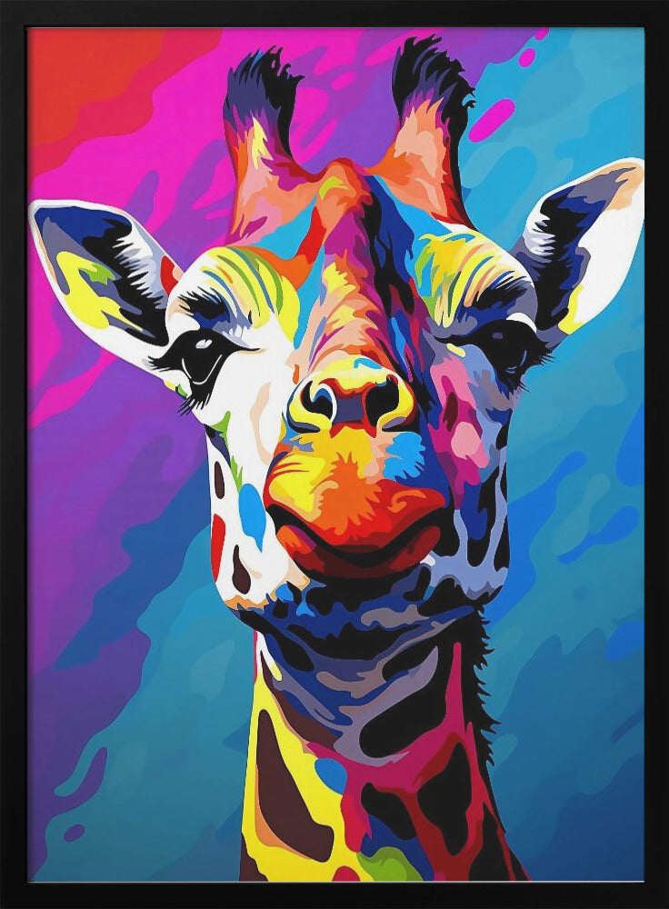 Giraffe Pop Art