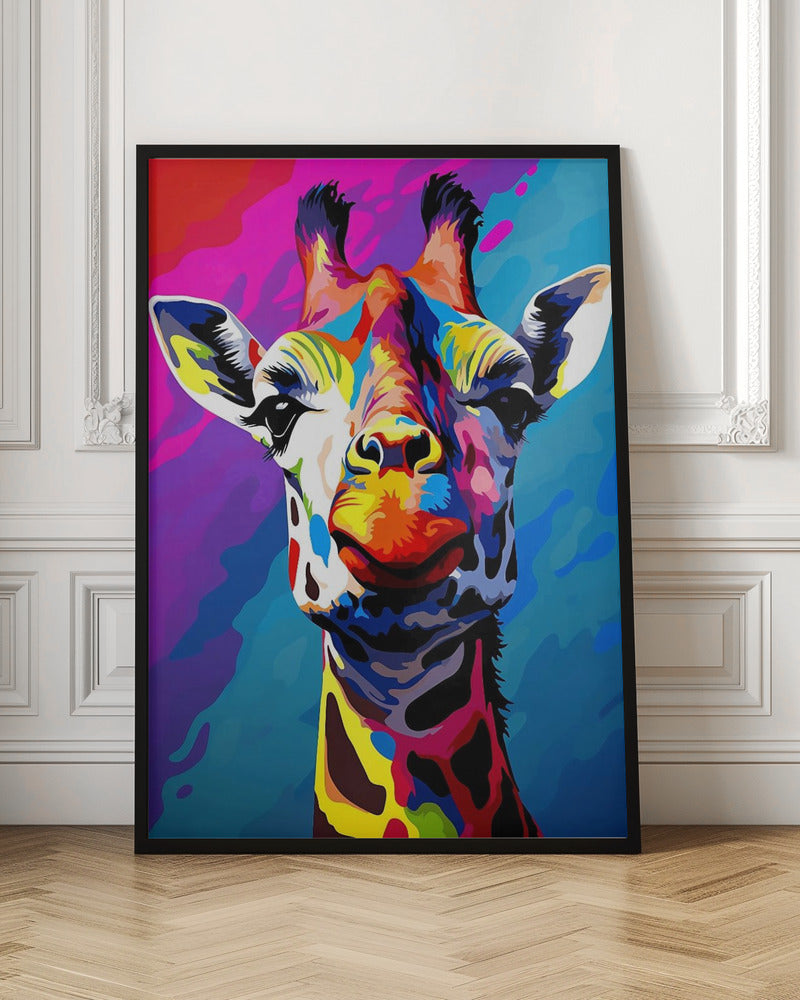 Giraffe Pop Art